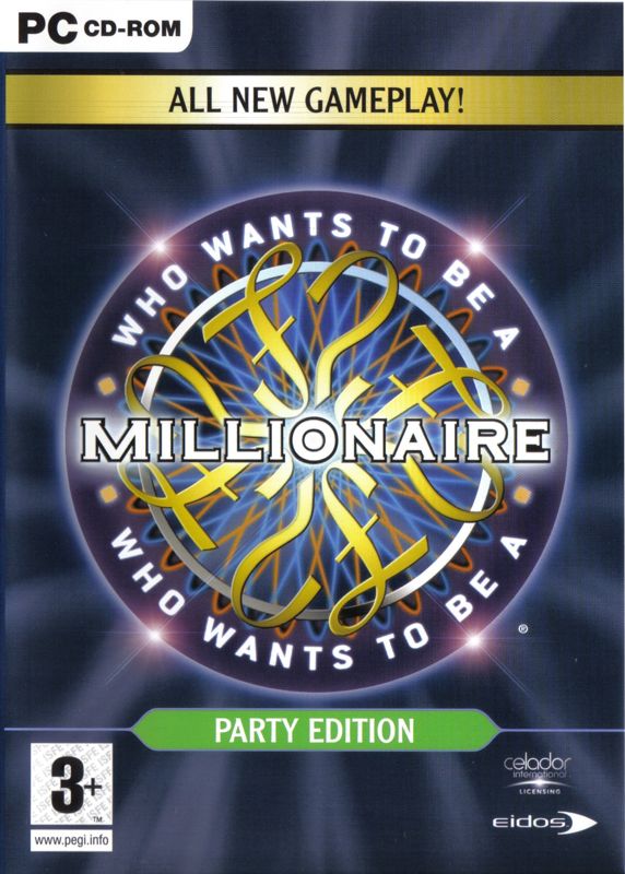 Who Wants to Be A Millionaire: Party Edition box art for Playstation 2